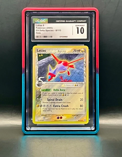 2005 Pokémon EX Delta Species- LATIAS δ 8/113 HOLO RARE- CGC 10- LOW POP GRAIL