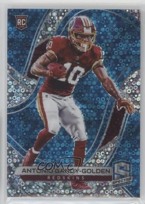 2020 Spectra Rookies Neon Blue Prizm 43/60 Antonio Gandy-Golden Rookie RC 0e3p
