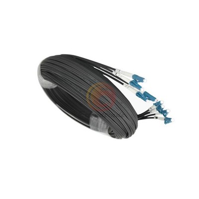 150M 4 Cores Outdoor FTTH Fiber Optic Drop Cable SM LC UPC Patch Cord #jg