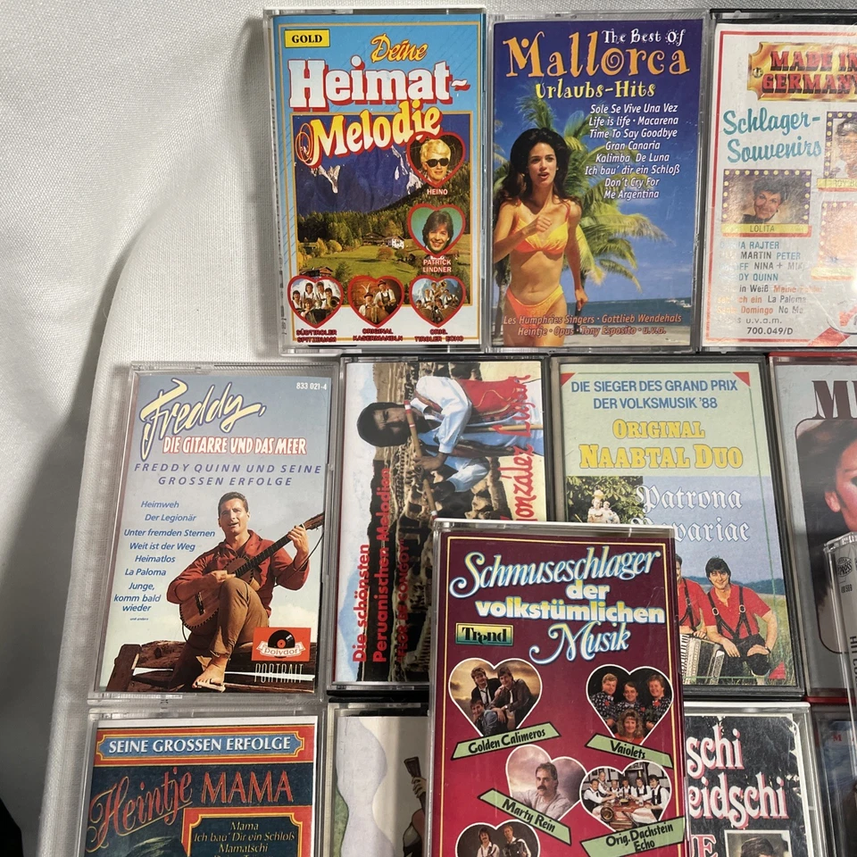 30 Stück SAMPLER HITS VARIOUS Originalkassetten MC Audio Kassetten Music Tape - Bild 3 von 4