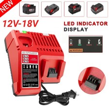 Rapid Charger For Milwaukee 48-59-1812 For M12 For M18 18V 12V Dual Voltage NEW