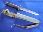 A+ WWII US M3 Trench Fighting Knife CASE Guard Mark in M8 Scbd Dagger — photo 1