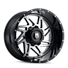 20x12 American Truxx Warrior Blackmachined Wheel 5x55x5.5 -44mm