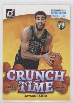 2022-23 Panini Donruss Crunch Time Press Proof Jayson Tatum #11 z5b