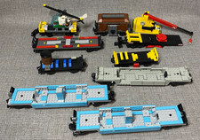 Various Lego City Train Cars Maersk Container extra parts Lot some Vintage