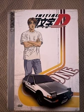 Initial D Vol 1-5 (DVD, 2004) Box Set One Tokyopop Anime CARDS INCLUDED tested