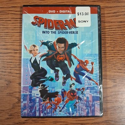 Spider-Man Into the Spider-Verse (DVD, 2018) Sony Animated Marvel Superhero NEW 