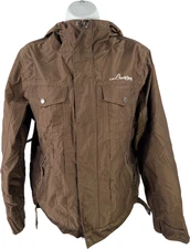 Burton Women’s Brown Full Zip Winter Ski/Snowboard Pavillion Jacket - M