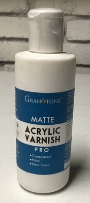 GRANOTONE Acrylic Artist's Varnish | 3.38 Fl Oz (Pack of 1), transparent 
