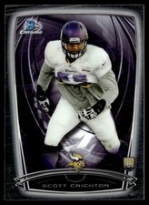 2014 Bowman Chrome Scott Crichton Rookie Minnesota Vikings #178