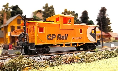 * 1/87 HO * Model Power * Canadian Pacific Wide Vision Caboose CP No.232737 * | Zustand: Used
