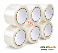 12 Rolls Clear Packing Tape 3" x 110 Yards Heavy Duty Moving Shipping Tape