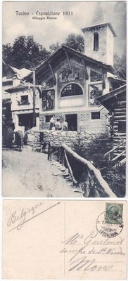TURIN - EXHIBITION 1911 - ALPINE VILLAGE - TRAVEL 1911 -52545-