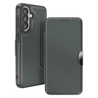 Avizar, Carbon Folio Etui Galaxy A57 Mit Kartenfach, DunkelgrüN
