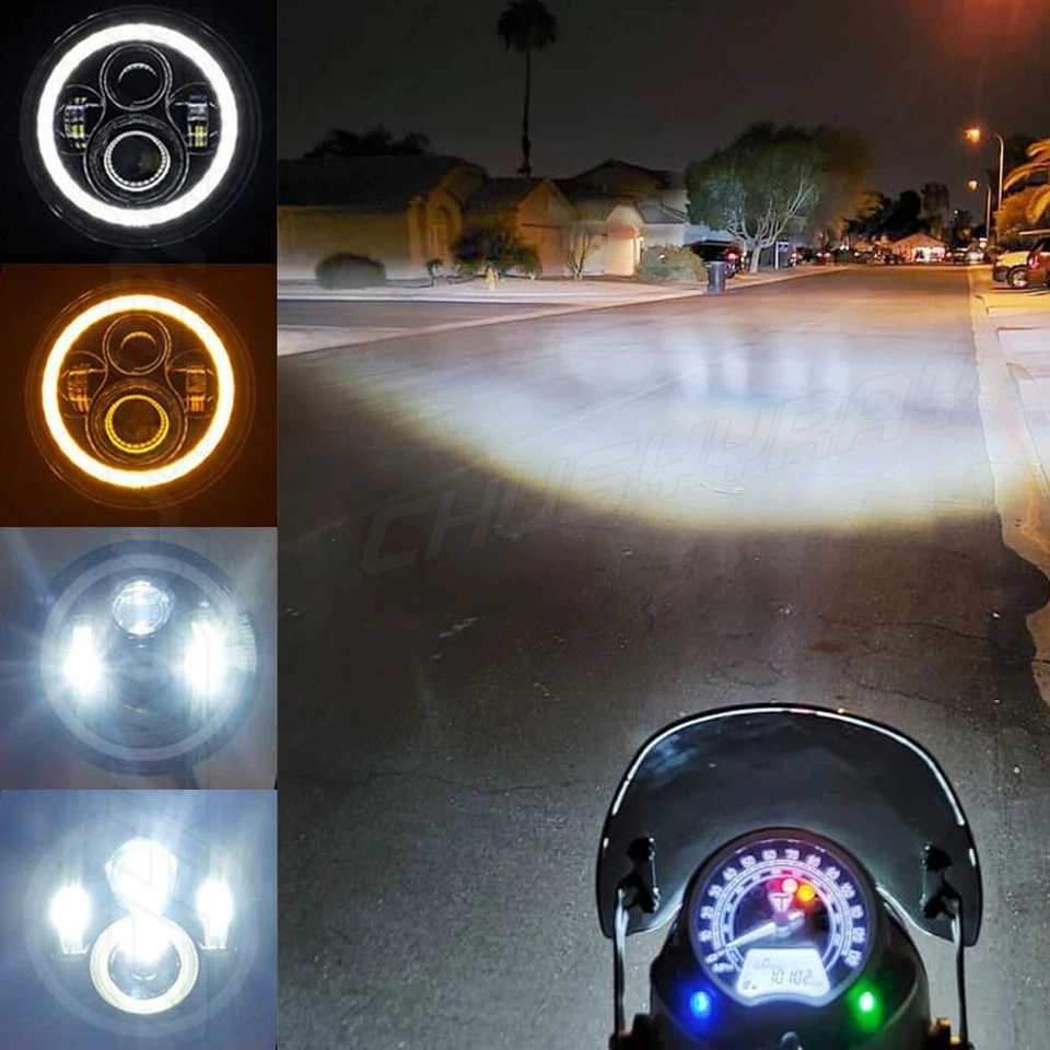 Faro LED alto bajo DOT 7 pulgadas para moto Suzuki Bandit 1200 2000-2005 Foto 2 de 4