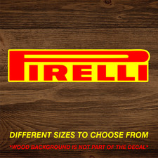 Pirelli Tires Logo Vinyl Decal Sticker Free Shipping