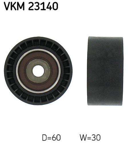 Skf Vkm 23140 Deflection/Umlenkrolle, Zahnriemen FüR CitroëN, Fiat, Ford-image