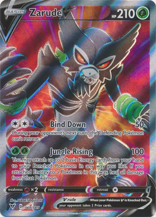 Zarude V - 167/185 - Full Art Ultra Rare