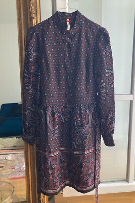 Pepe Jeans Damen Kleid Rot Schwarz Gr. XS NP 95,99  