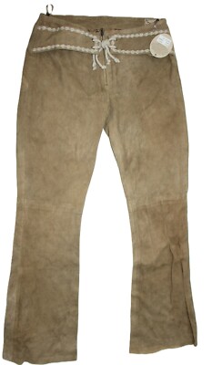 Stockerpoint Damen lange Lederhose Gr 40 Tracht Oktoberfest Neu 105cm Bootcut