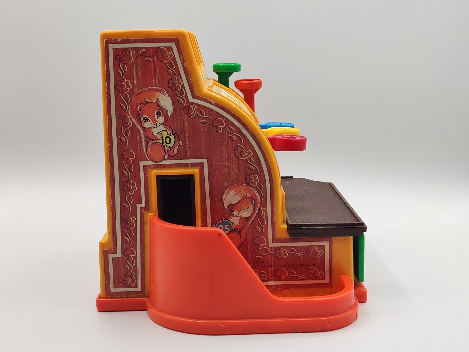 как выглядит Vintage 1974 Fisher Price Cash Register With No Coins фото
