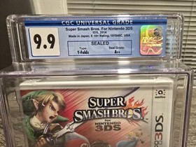 Super Smash Bros - Nintendo 3DS - CGC Graded 9.9 A++