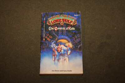 Lone Wolf Adventure Book 3 - The Cavens of Kalte by Joe Dever 1985 PB