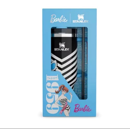 Stanley X Barbie Limited Edition 159 Original 40 oz Quencher Tumbler NEW in Box - Picture 3 of 4