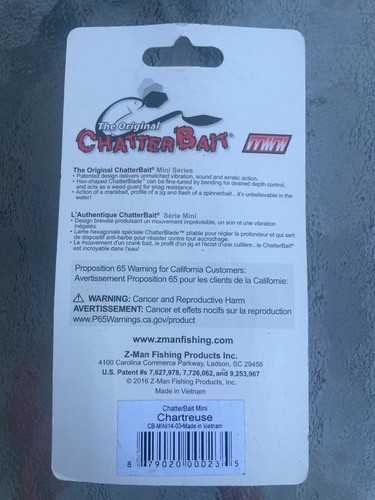 ZMAN Chatterbait Mini - Picture 3 of 14