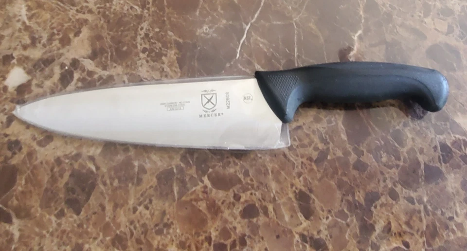 Mercer Culinary Millennia X30 Cr13 Black Handle, 8-Inch, Chef's Knife M22608 - Image 3 of 4