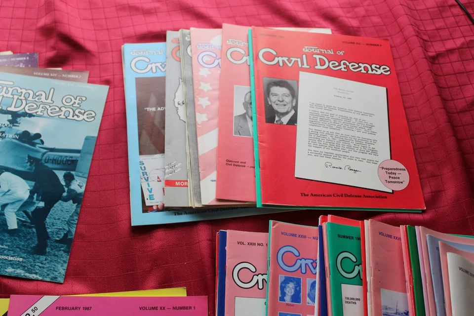 79 - Journal of Civil Defense Magazine Back Issues from Feb. 1980 thru Winter 95 - Image 3 of 4