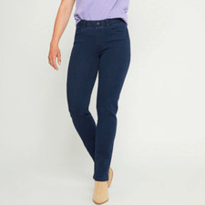 Betabrand Straight-Leg 4-Pocket Jean Size Large
