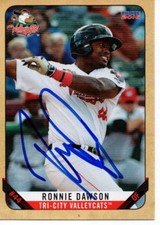 Ronnie Dawson 2016 Tri-City Valleycats Signed Card