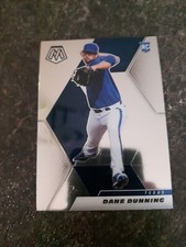 2021 Panini Mosaic Rookie Dane Dunning RC Card# 222. rookie card picture