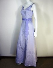 DAVID'S BRIDAL SLEEVELESS EVENING DRESS SIZE 2 SOLID LAVENDER PARTY PROM