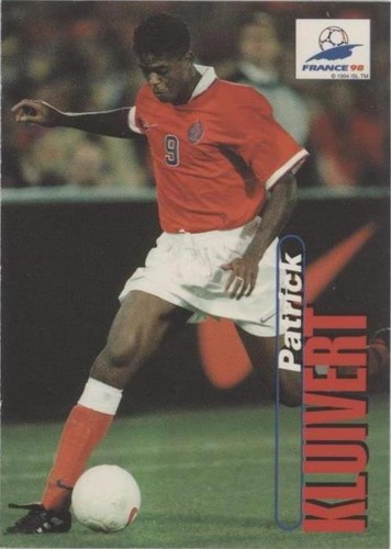 Nike Netherlands 1998 Away Jersey Kluivert #9 World Cup France 98