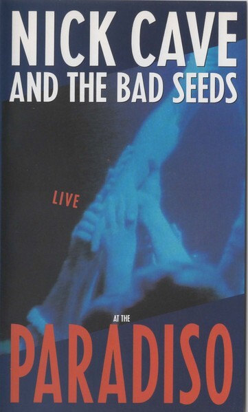Nick Cave and the Bad Seeds - Live at the Paradiso - VHS,PAL,NEW,UNPLAYED