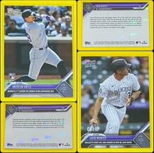 (2) 2023 Topps Now Brenton Doyle/Coco Montes ROOKIE CARDS Rockies #247 & #427 RC