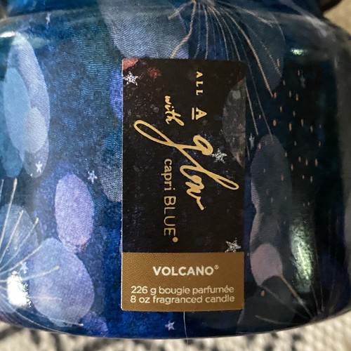 Anthropologie Volcano Candle Petit Glas Capri Blue All A Glow 8 Unzen NEU $24 - Bild 5 von 10
