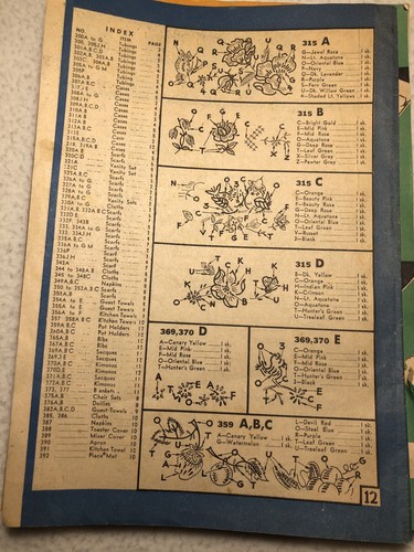 Vogart Embroidery Pattern Books/Booklets ~ 1956-1962 ~ Lot of Ten - Picture 12 of 12