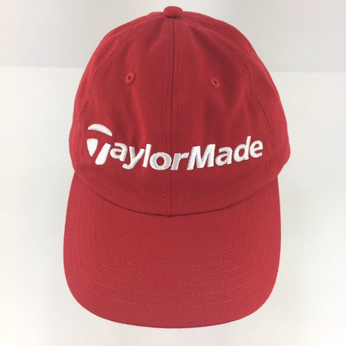 Taylor Made Golf Hat Red Baseball Cap 