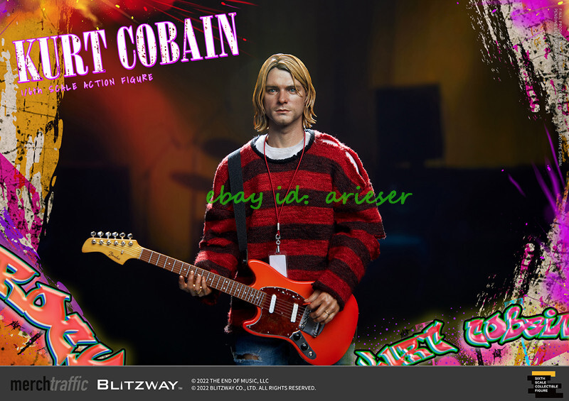 Perfect Blitzway Kurt Cobain Merchtraffic 1/6 Action Figure In