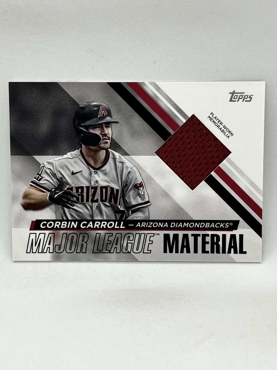 その他 TOPPS major league MATERIAL 2024 Topps Series 1 CORBIN CARROLL Major League Material Relic