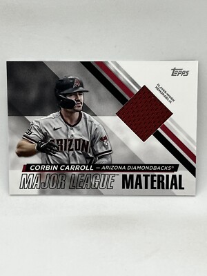 その他 TOPPS major league MATERIAL 2024 Topps Series 1 CORBIN CARROLL Major League Material