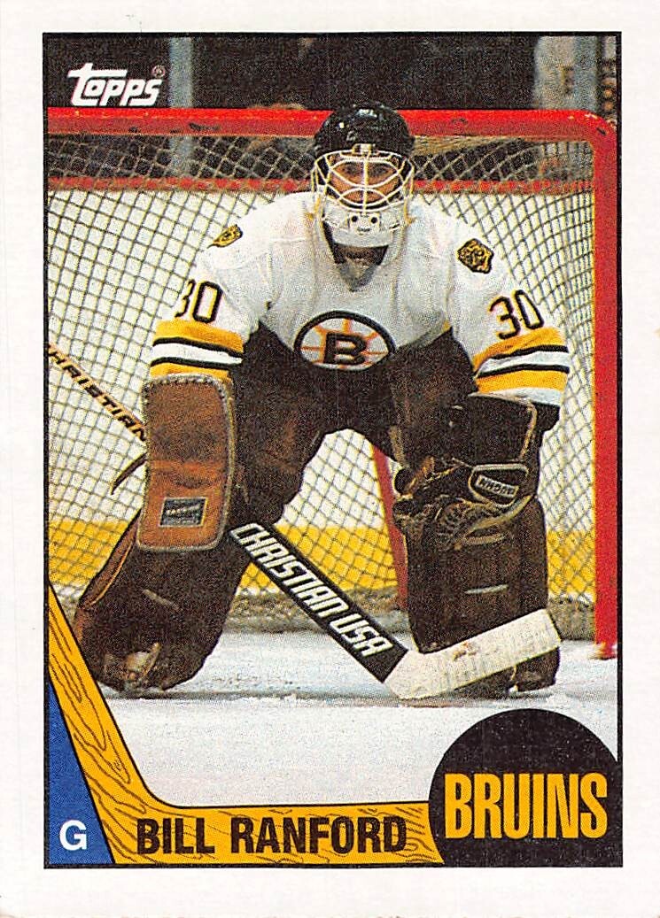 1987-88 Topps Hockey Bill Ranford RC #13 NM or Better BOSTON BRUINS