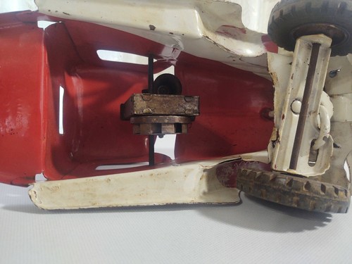Buddy L Pull N Ride Extension Ladder Fire Truck W/ Siren - Picture 6 of 12