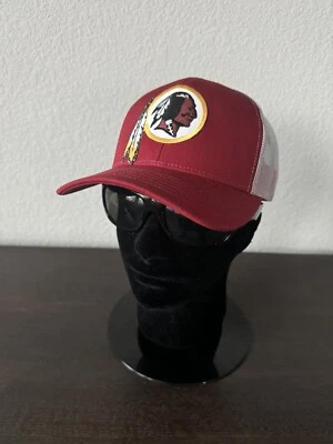 Retro Throwback Old Washington Redskins Embroidered Logo Trucker Hat Cap NEW 🏈 - Image 1 of 4