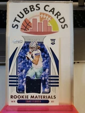 2021 Absolute Simi Fehoko Rookie Materials RC Patch Card Cowboys #ARM-SFE