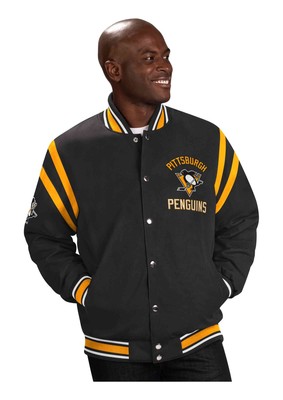 G-III - NHL Pittsburgh Penguins Tailback Varsity Jacke
