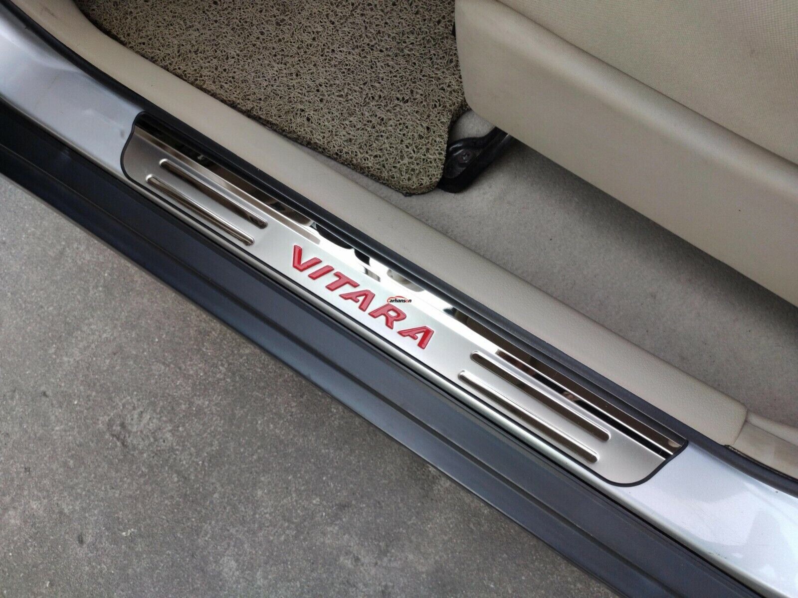 For Suzuki Vitara Accessories Door Sill Stainless Steel Scuff Plate Protector